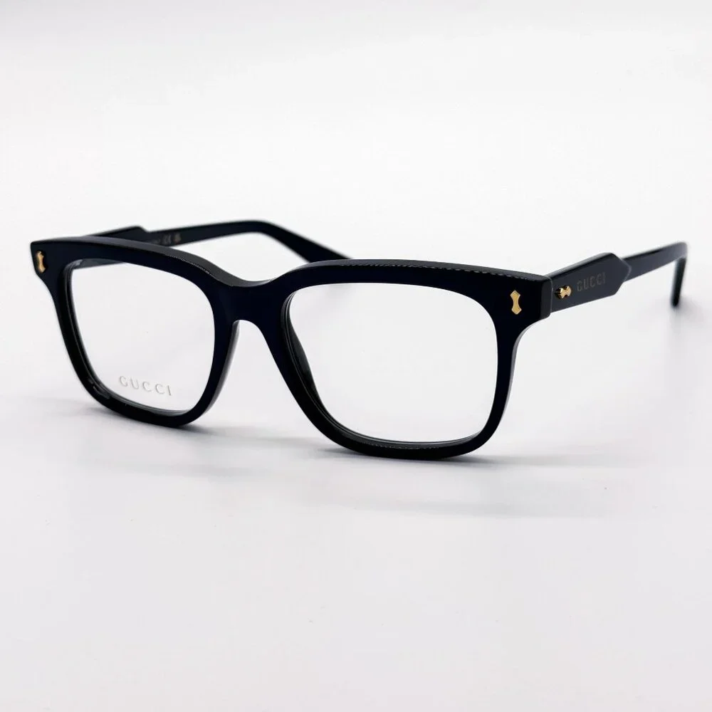 NEW GUCCI GG1265O 005 EYEGLASSES MEN BLUE EYEWEAR